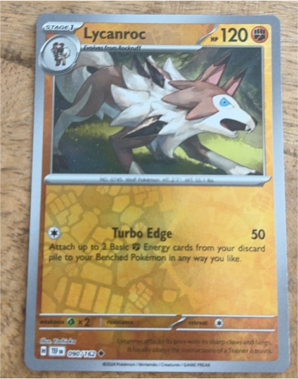 2019 Pokémon #090 Lycanroc — front