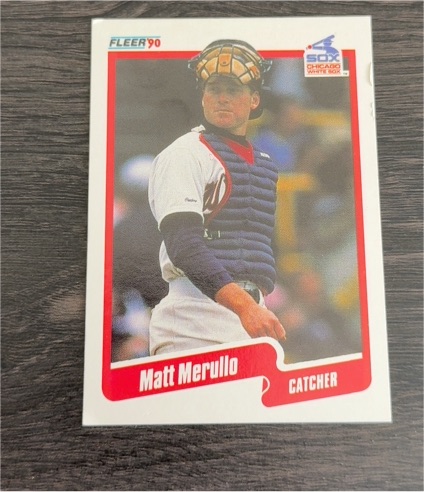1990 Fleer # Matt Merullo — front