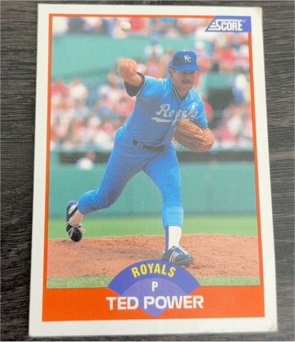 1989 Score #P Ted Power — front