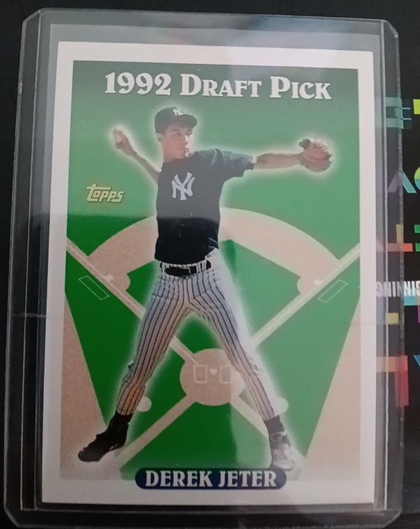 1992 Topps Draft Pick Derek Jeter — front