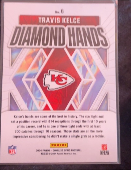 2024 Panini Donruss Optic Football #6 Travis Kelce — front