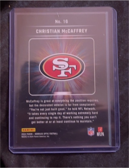 2024 Panini Donruss Optic Football #16 Christian McCaffrey — front
