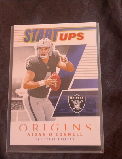 2023 Panini Origins Start Ups #Aidan O'Connell — front