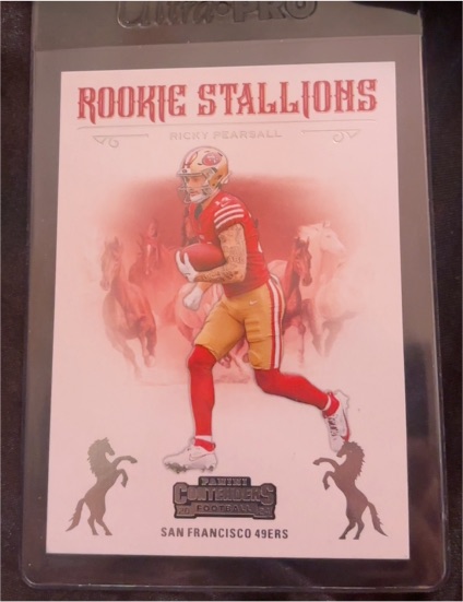 2020 Panini Contenders Rookie Stallions Ricky Pearsall — front