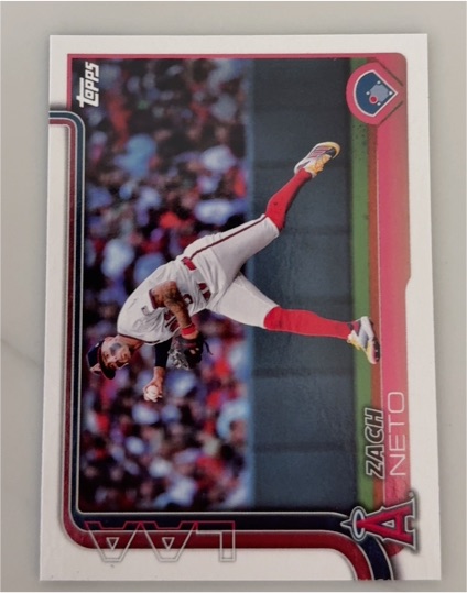 2023 Topps #AA Zach Neto — front