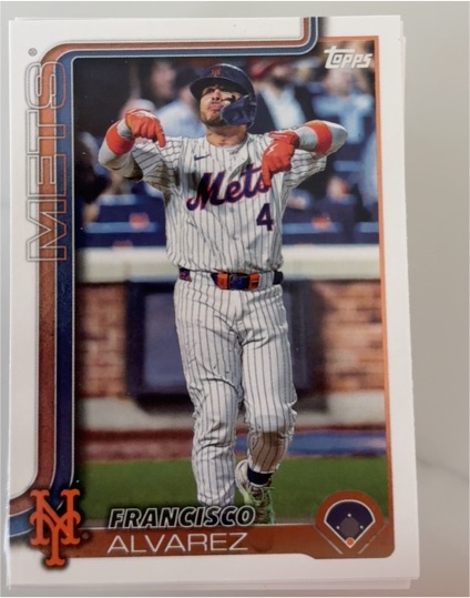 2023 Topps #4 Francisco Alvarez — front