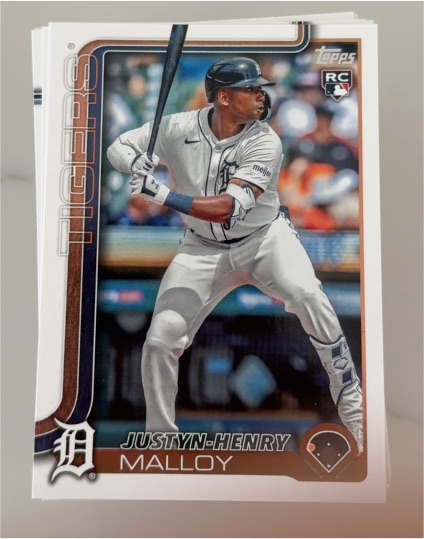 2022 Topps #Tigers RC Justyn-Henry Malloy — front
