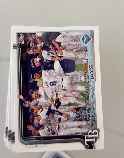 2023 Topps #TB Tampa Bay Rays Team Card — front