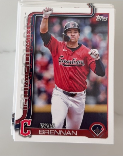 2023 Topps #Cleveland Guardians Will Brennan — front