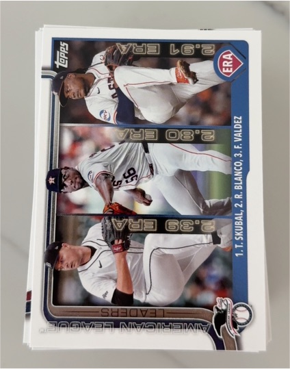 2023 Topps #LEADERS T. Tsukuba, R. Blanco, F. Valdez — front