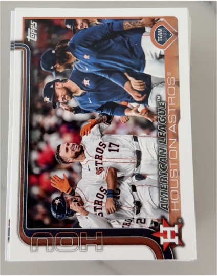 2023 Topps #Houston Astros Team Card — front