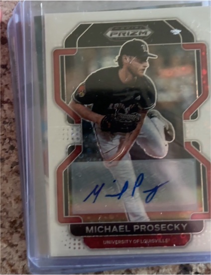 2021 Panini Prizm Michael Prosecky — front