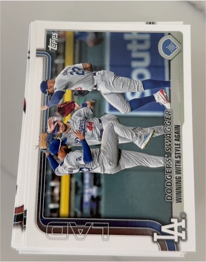 2023 Topps #LAD Los Angeles Dodgers Team — front