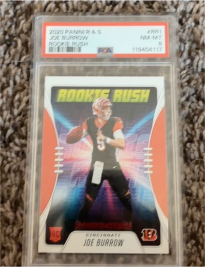 2020 Panini R & S #RFS Joe Burrow Rookie Rush — front