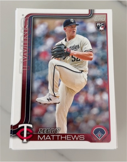2023 Topps #52 Zebby Matthews — front