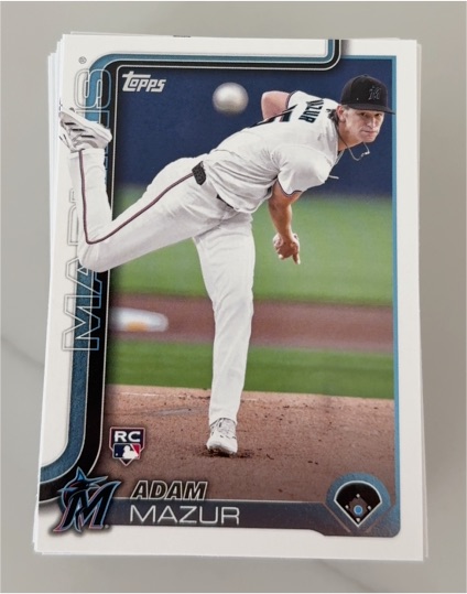 2023 Topps #MAS-1 Adam Mazur — front