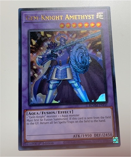 2015 Yu-Gi-Oh! BLMM-EN141 Gem-Knight Amethyst — front
