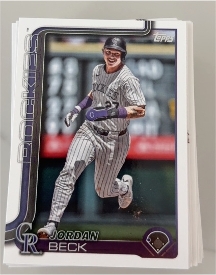 2004 Topps #244 Jordan Beck — front