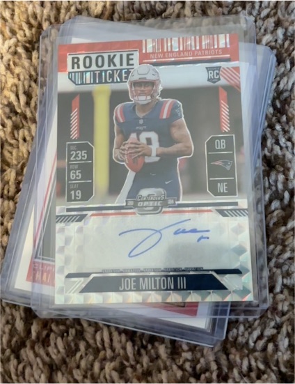 2020 Panini Contenders Optic #235 Joe Milton III Rookie Ticket — front