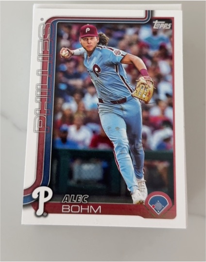 2021 Topps #PHI-BOHM Alec Bohm — front