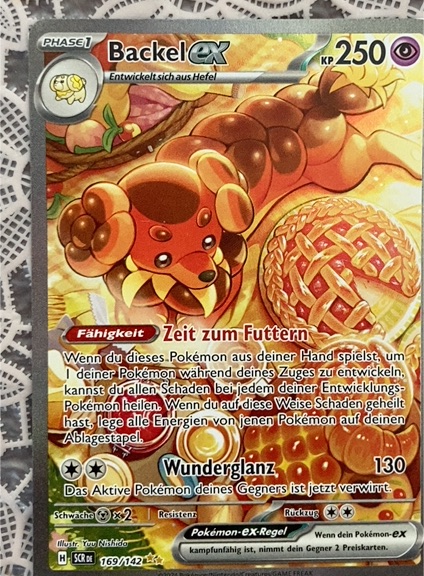2012 Pokémon #169 Backelex EX — front
