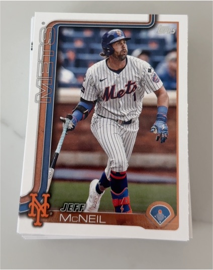 2021 Topps #25 Jeff McNeil — front