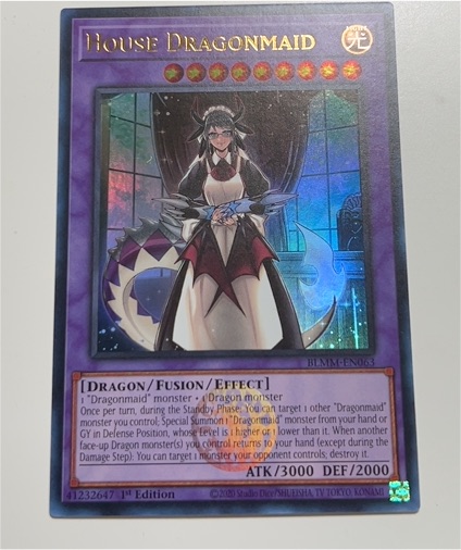 2020 Yu-Gi-Oh! BLMM-EN063 House Dragonmaid — front