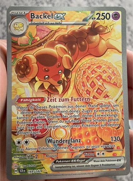 2014 Pokémon Holo #169 Backel ex — front