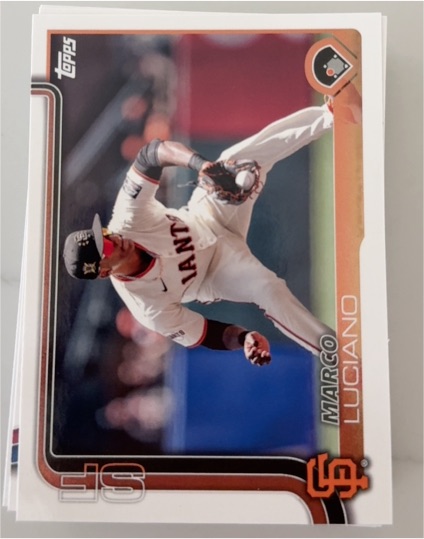 2023 Topps #SF Marco Luciano — front
