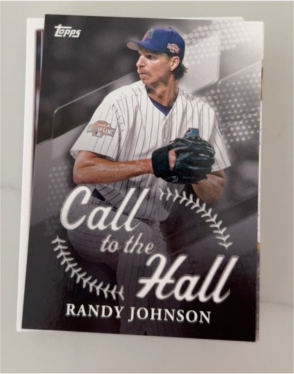 2001 Topps Call to the Hall #CTH-1 Randy Johnson — front