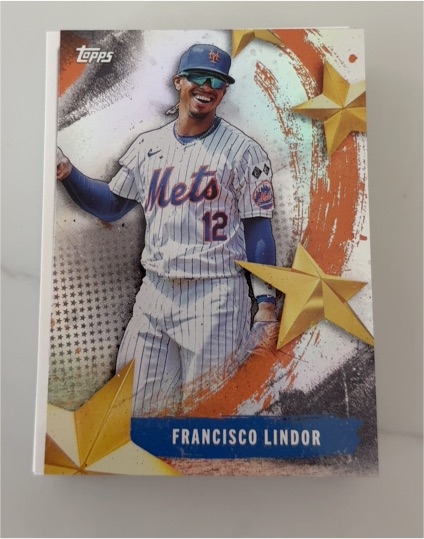2023 Topps #12 Francisco Lindor — front