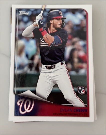 2023 Topps #RC Dylan Crews — front