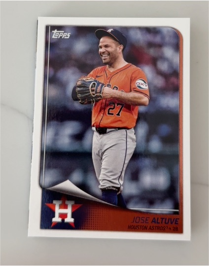 2023 Topps #28 Jose Altuve — front