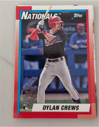 2022 Topps #RC Dylan Crews — front