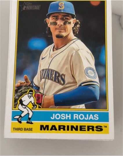 2023 Topps Heritage #TH-3 Josh Rojas — front