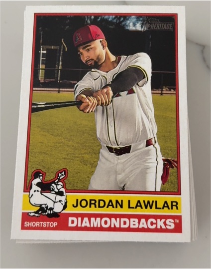 2023 Topps Heritage #Jordan Lawlar — front