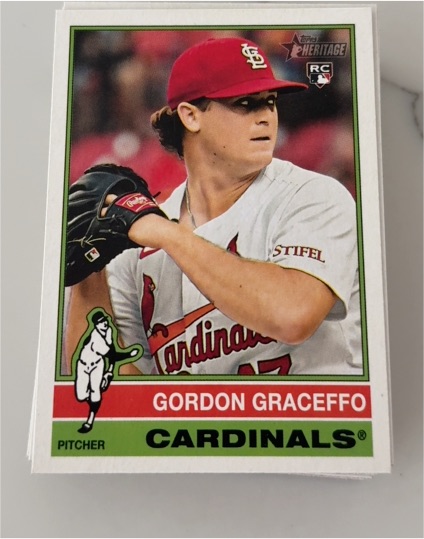 2022 Topps Heritage #RC Gordon Graceffo — front