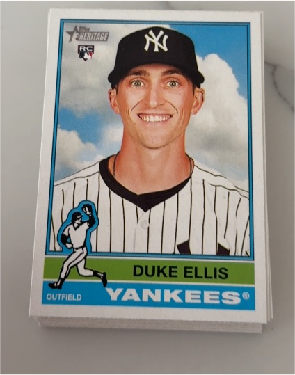 2022 Topps Heritage #TH-RE Duke Ellis Rookie Card — front