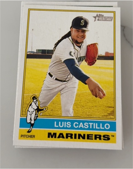 2022 Topps Heritage Luis Castillo — front