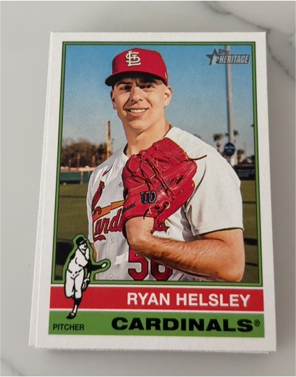 2023 Topps Heritage #58 Ryan Helsley — front