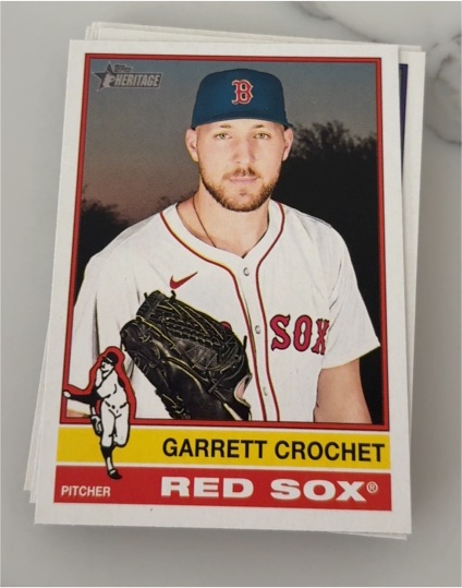2023 Topps Heritage #Pitcher Garrett Crochet — front