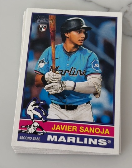 2022 Topps Heritage #RC Javier Sanoja — front