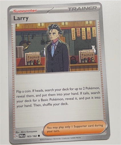 2023 Pokemon #165 Larry — front