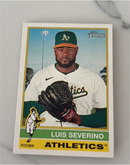 2020 Topps Heritage #ATH-123 Luis Severino — front
