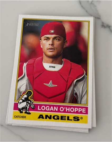 2022 Topps Heritage #11782 Logan O'Hoppe — front