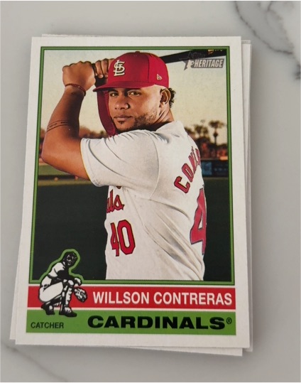 2021 Topps Heritage #40 Willson Contreras — front