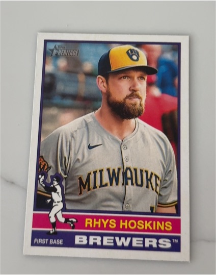 2023 Topps Heritage #RH-1 Rhys Hoskins — front