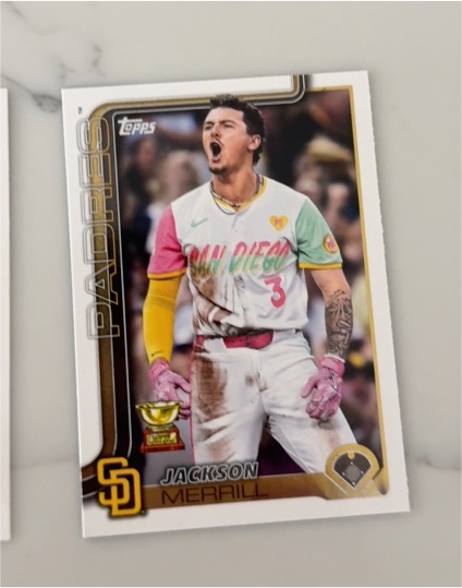 2023 Topps #3 Jackson Merrill — front