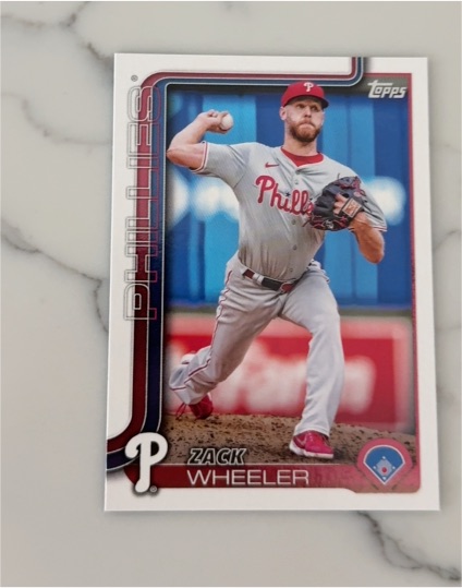 2023 Topps #PHI-1 Zack Wheeler — front