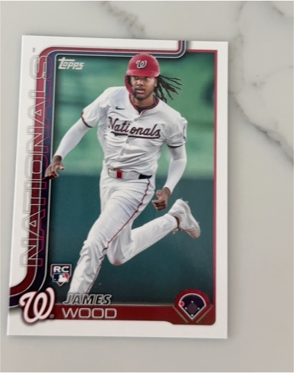 2022 Topps #11 James Wood — front